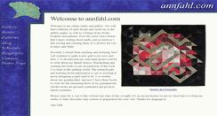 Desktop Screenshot of annfahl.com
