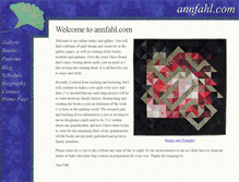 Tablet Screenshot of annfahl.com